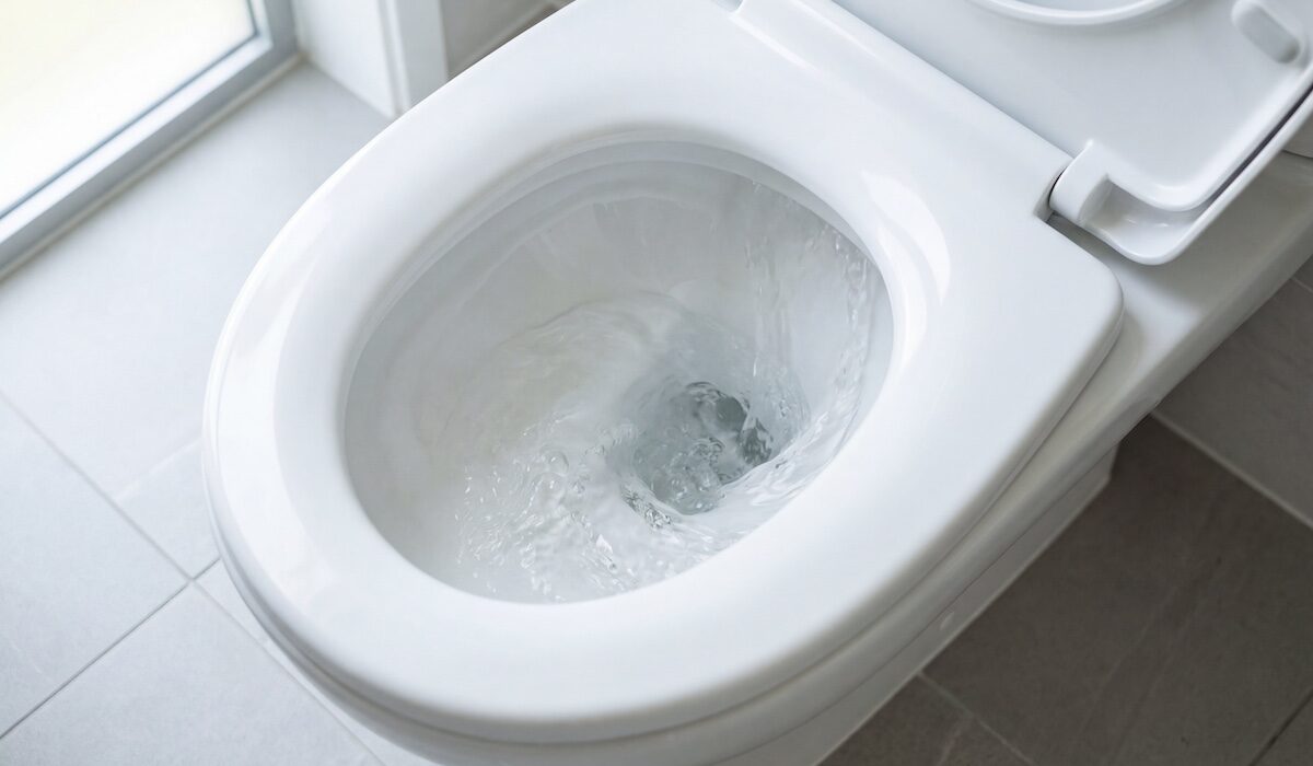 トイレの水が茶色くなる理由は？